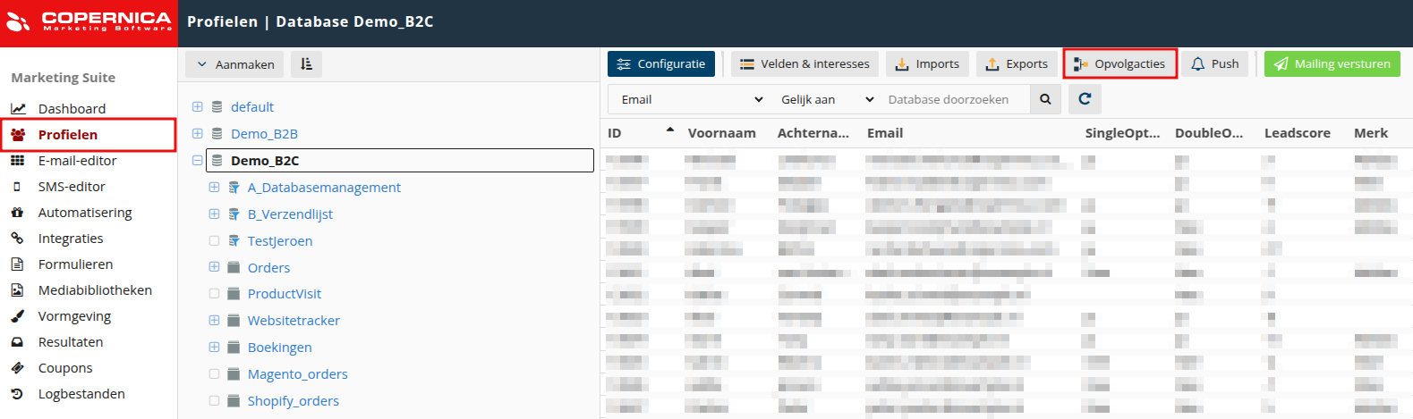 opvolgactiedatabase